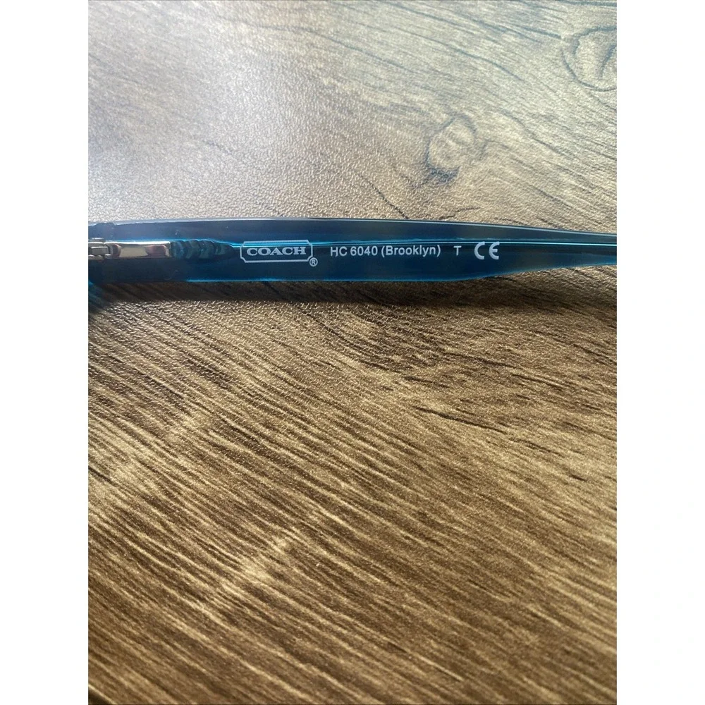 Coach Eyeglasses FRAMES ONLY HC 6040 Brooklyn 52-16-135 Dark Tortoise Teal 409